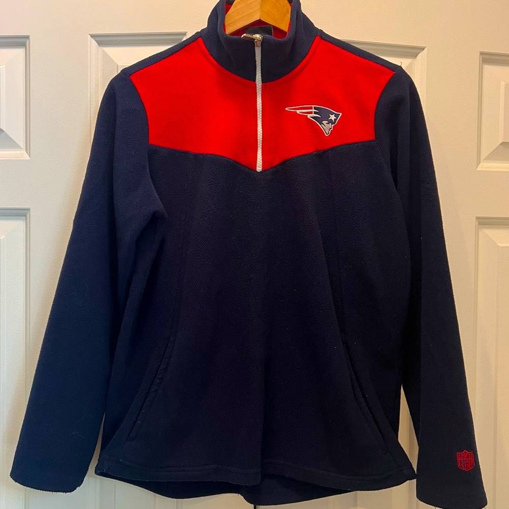 New England Patriots ¼ Zip Fleece Pullover